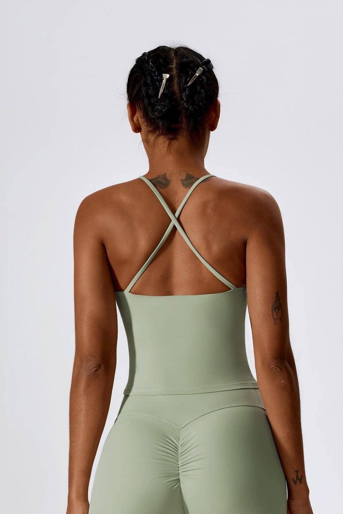 Daphne top - Light Olive