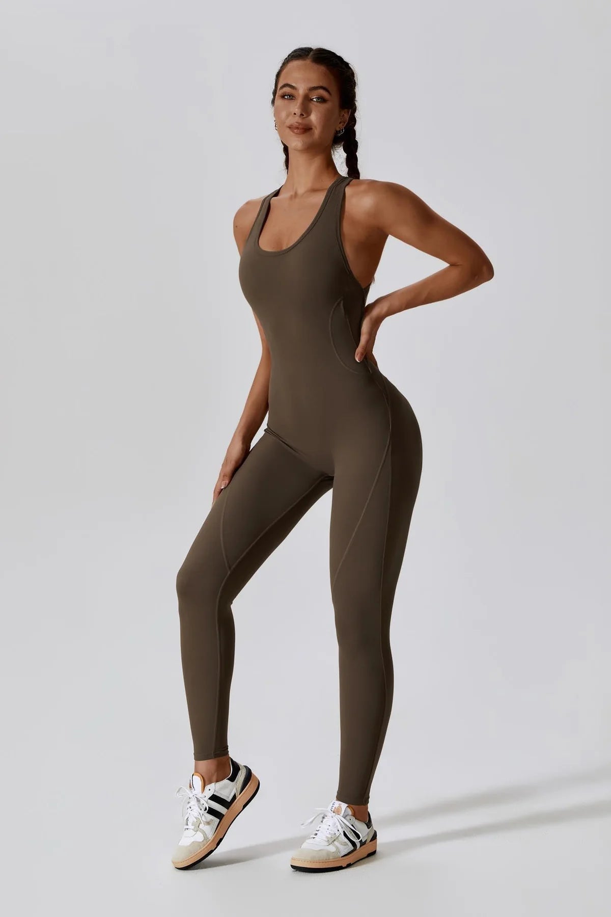 Mila Jumpsuits - Coffe Brown
