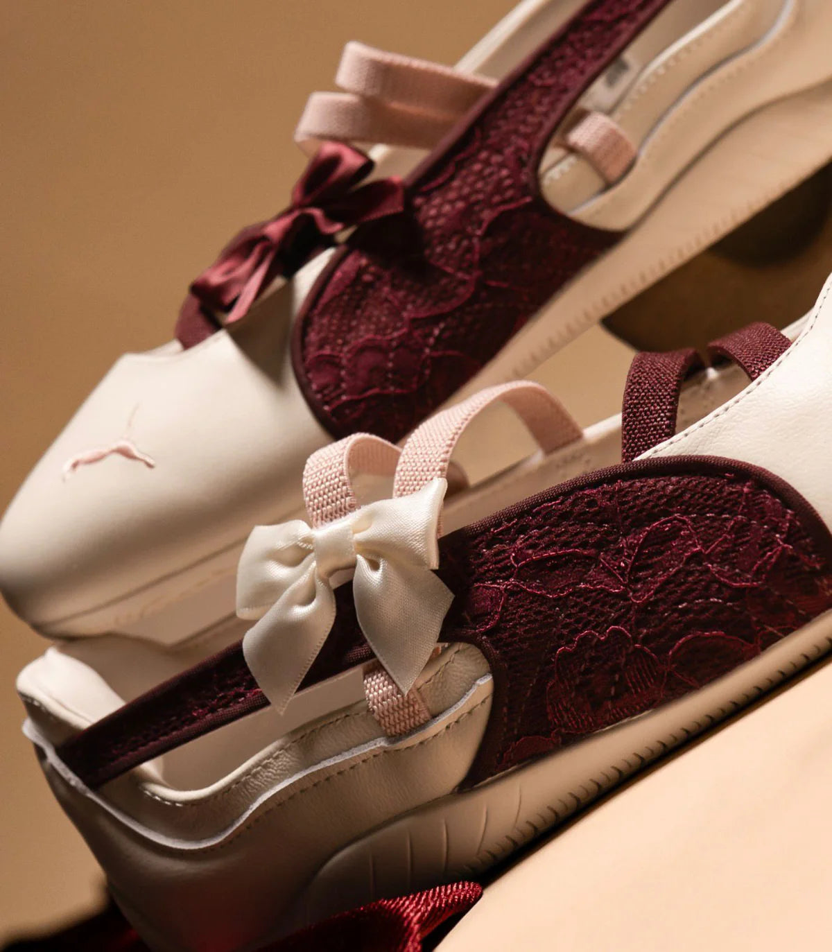 Puma Ballet Lace "Cream & Wine"