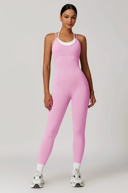 Zoe Jumpsuit- Pink
