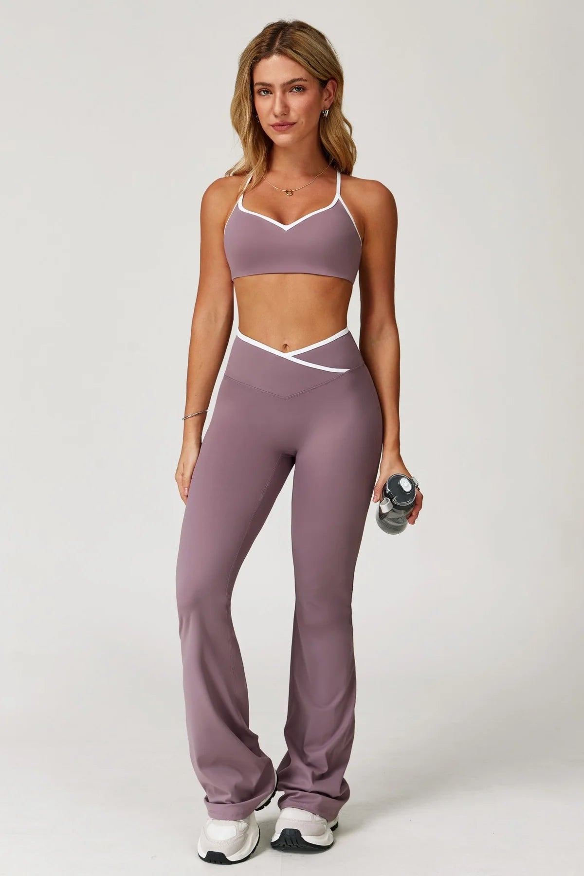 Liz Flare Leggings - Purple