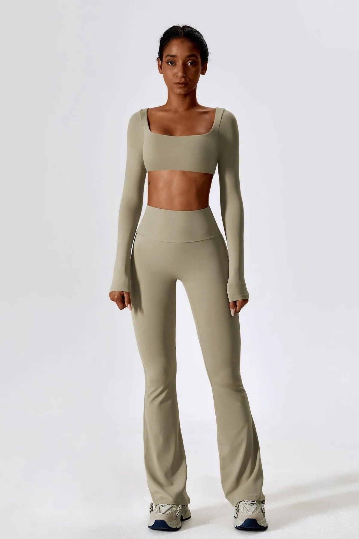 Anna Long Sleeve Top - Blue Bic
