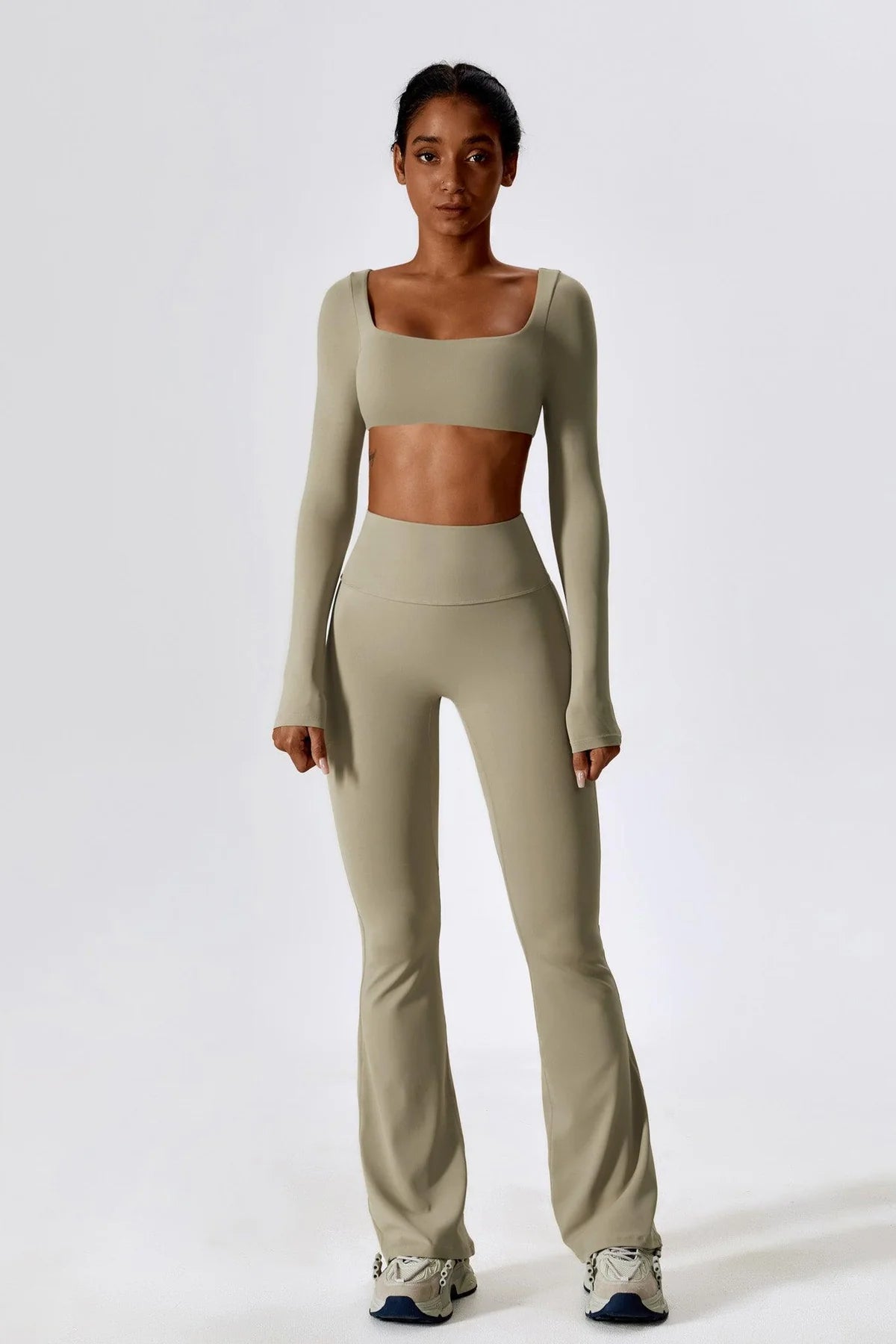 Anna Long Sleeve Top - Blue Bic