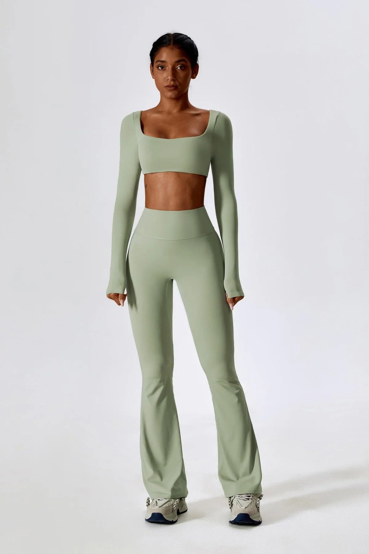 Anna Long Sleeve Top - Blue Bic