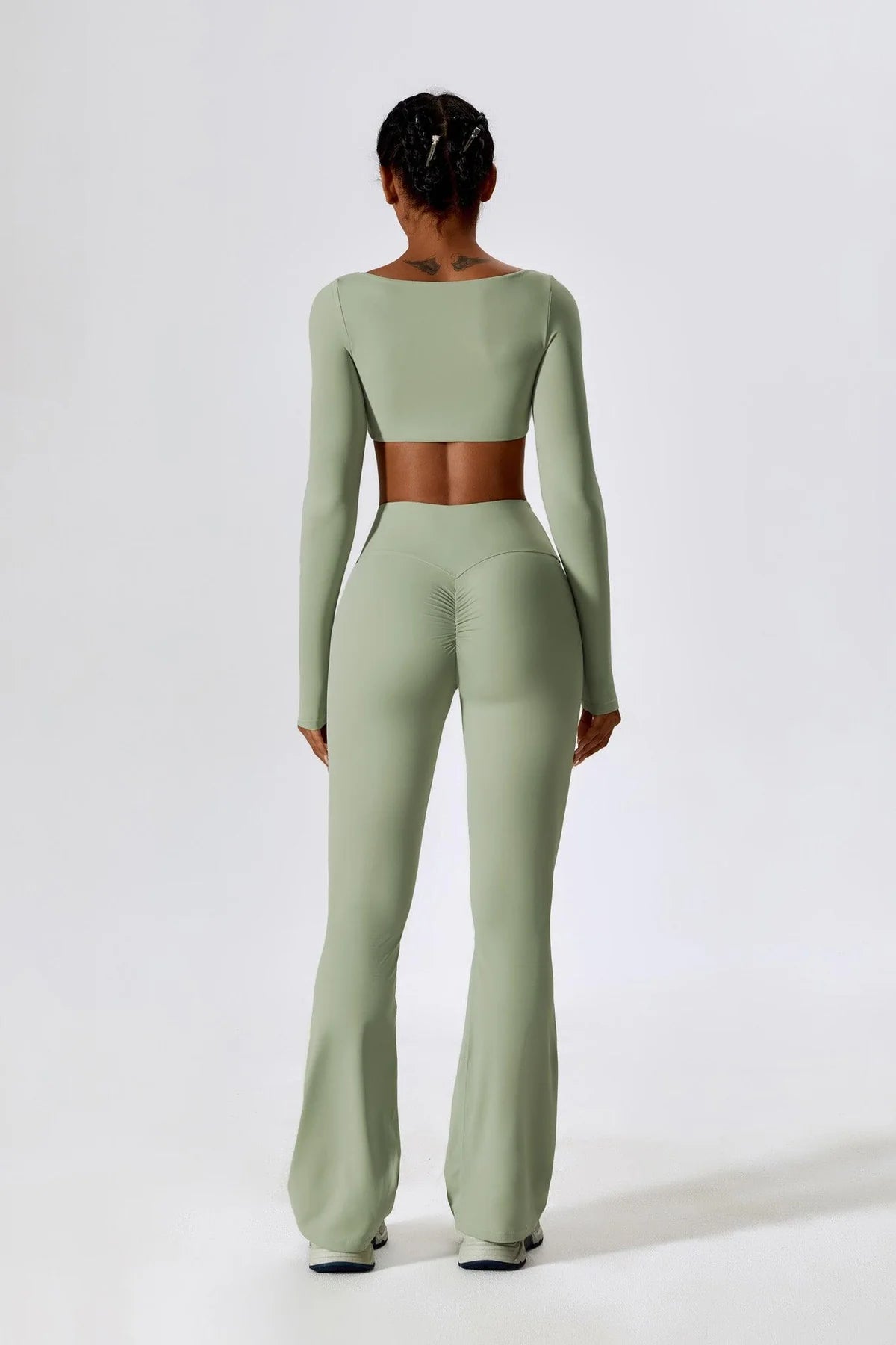 Anna Long Sleeve Top - Blue Bic