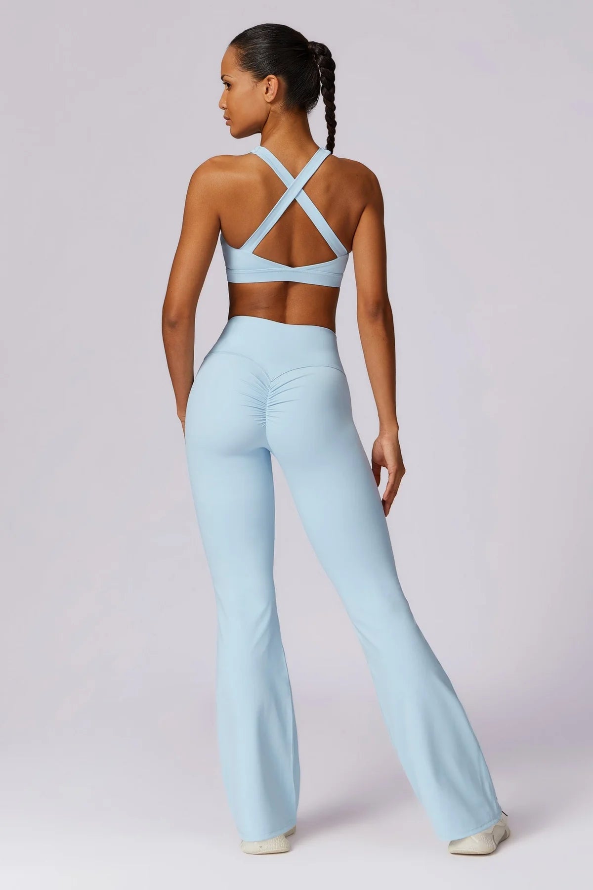 Anna Long Sleeve Top - Blue Bic