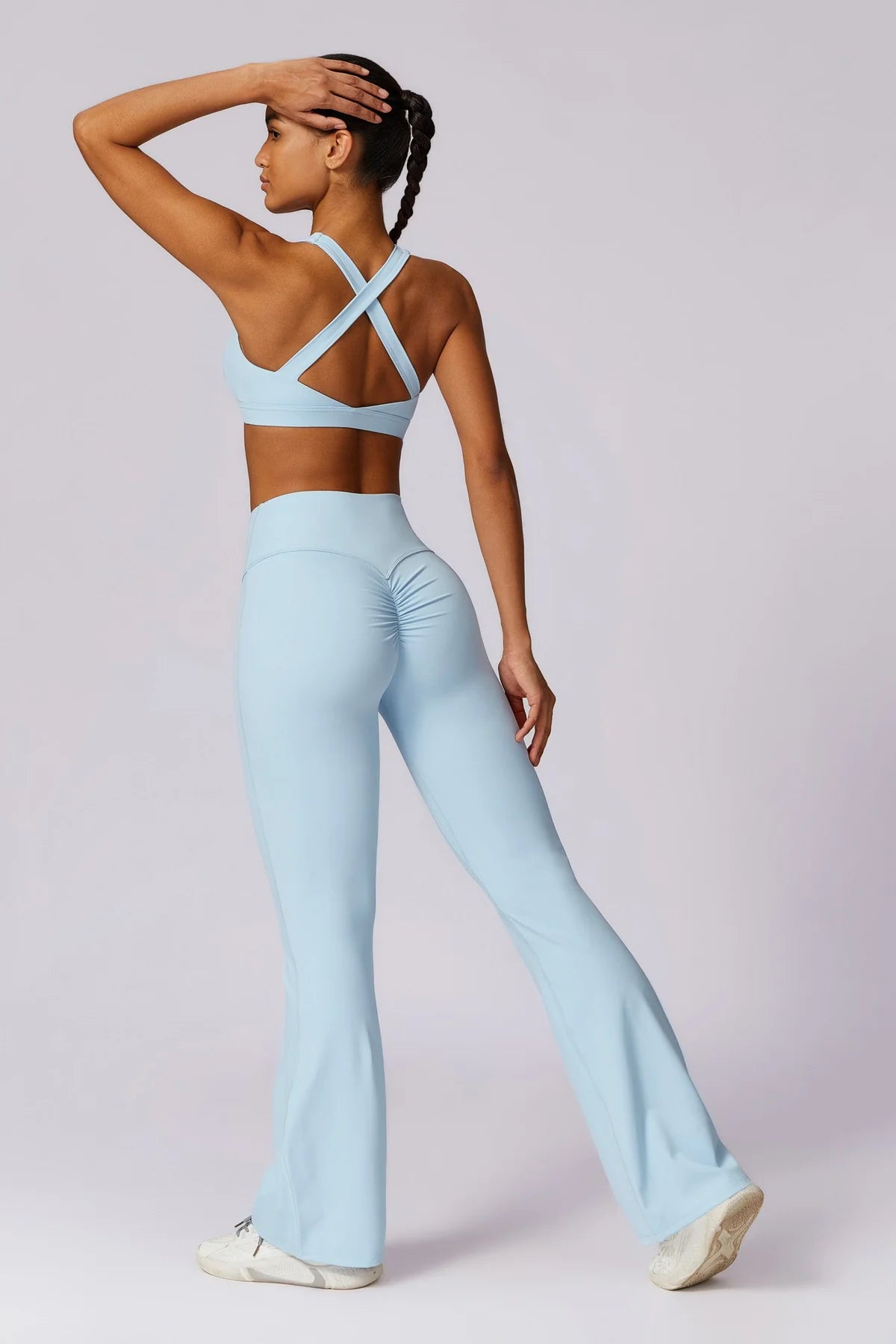 Anna Long Sleeve Top - Blue Bic
