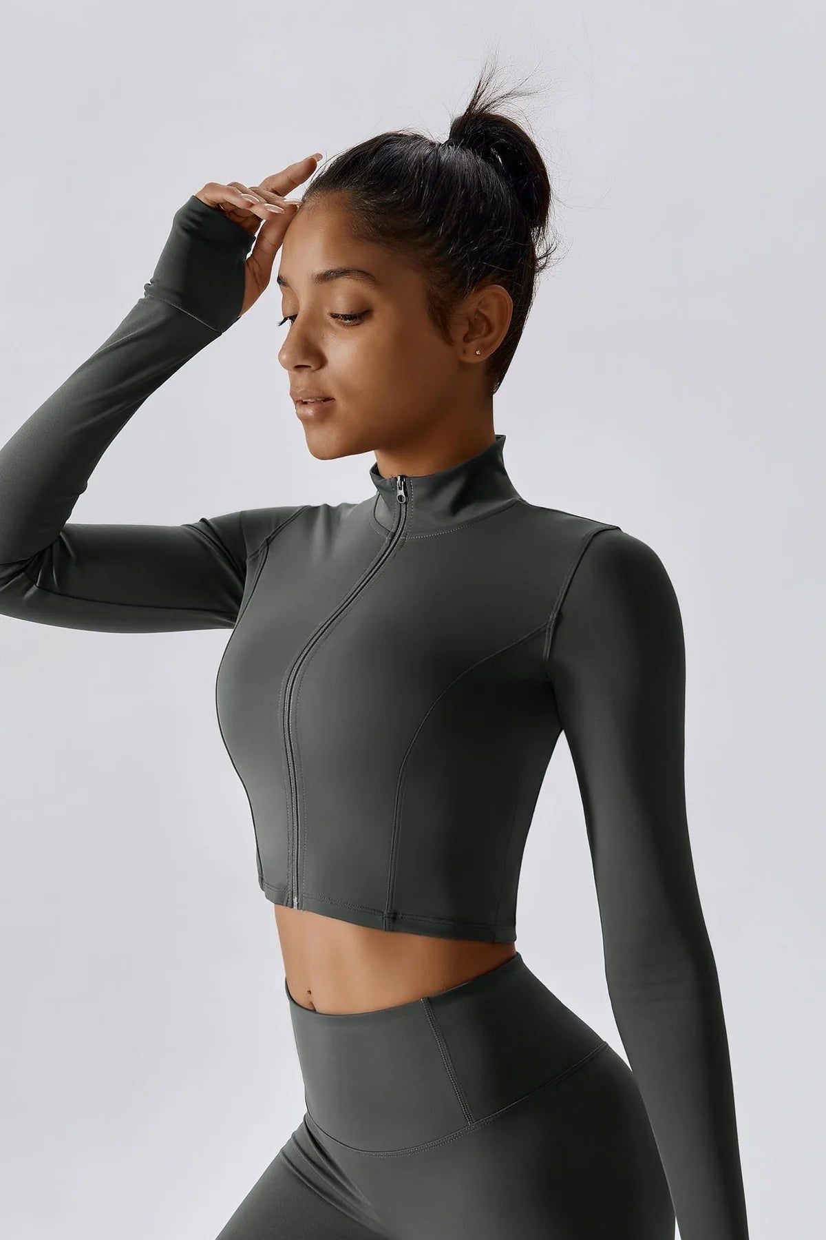 Hanna Fit Jacket - Light Olive