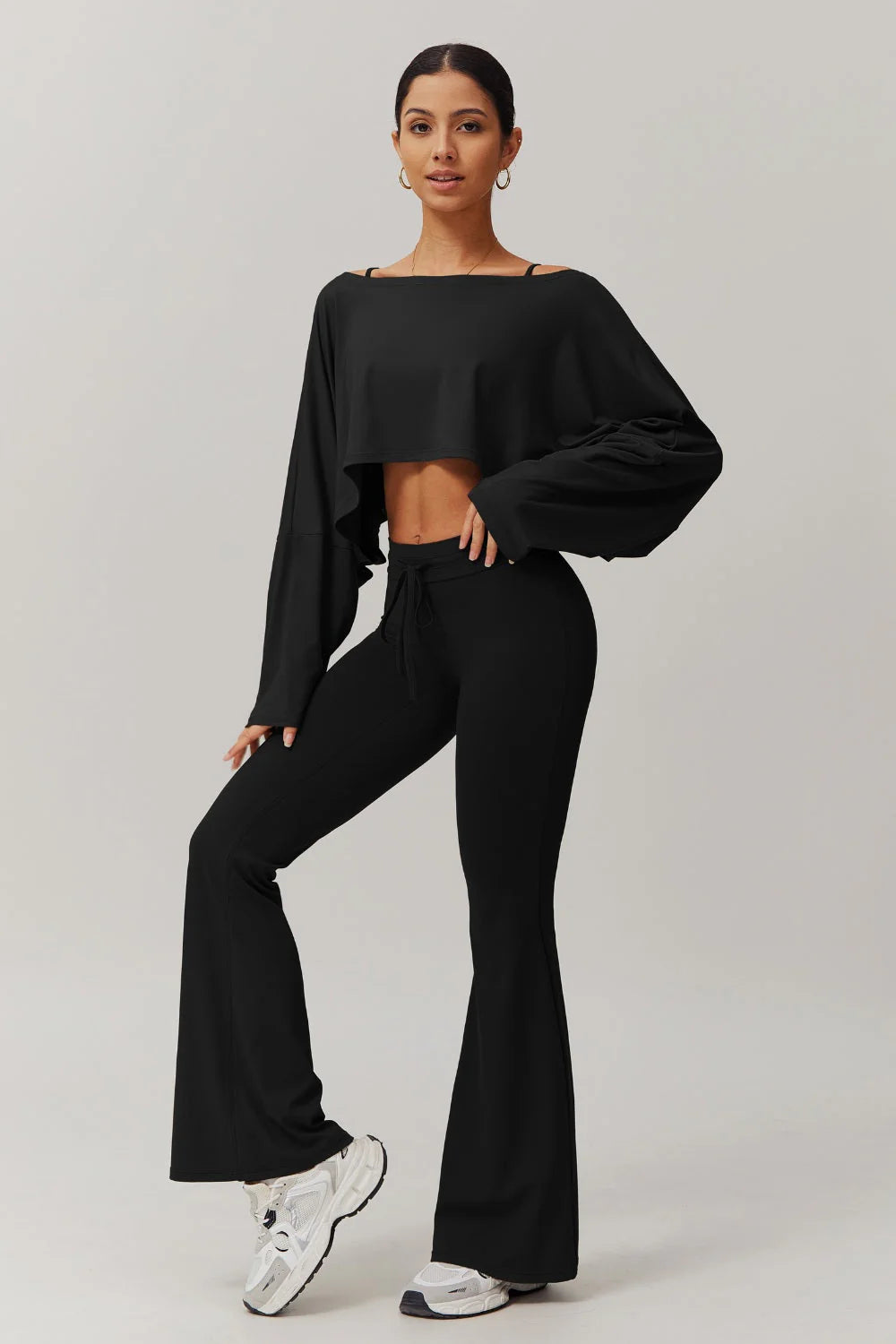Anna Long Sleeve Top - Blue Bic