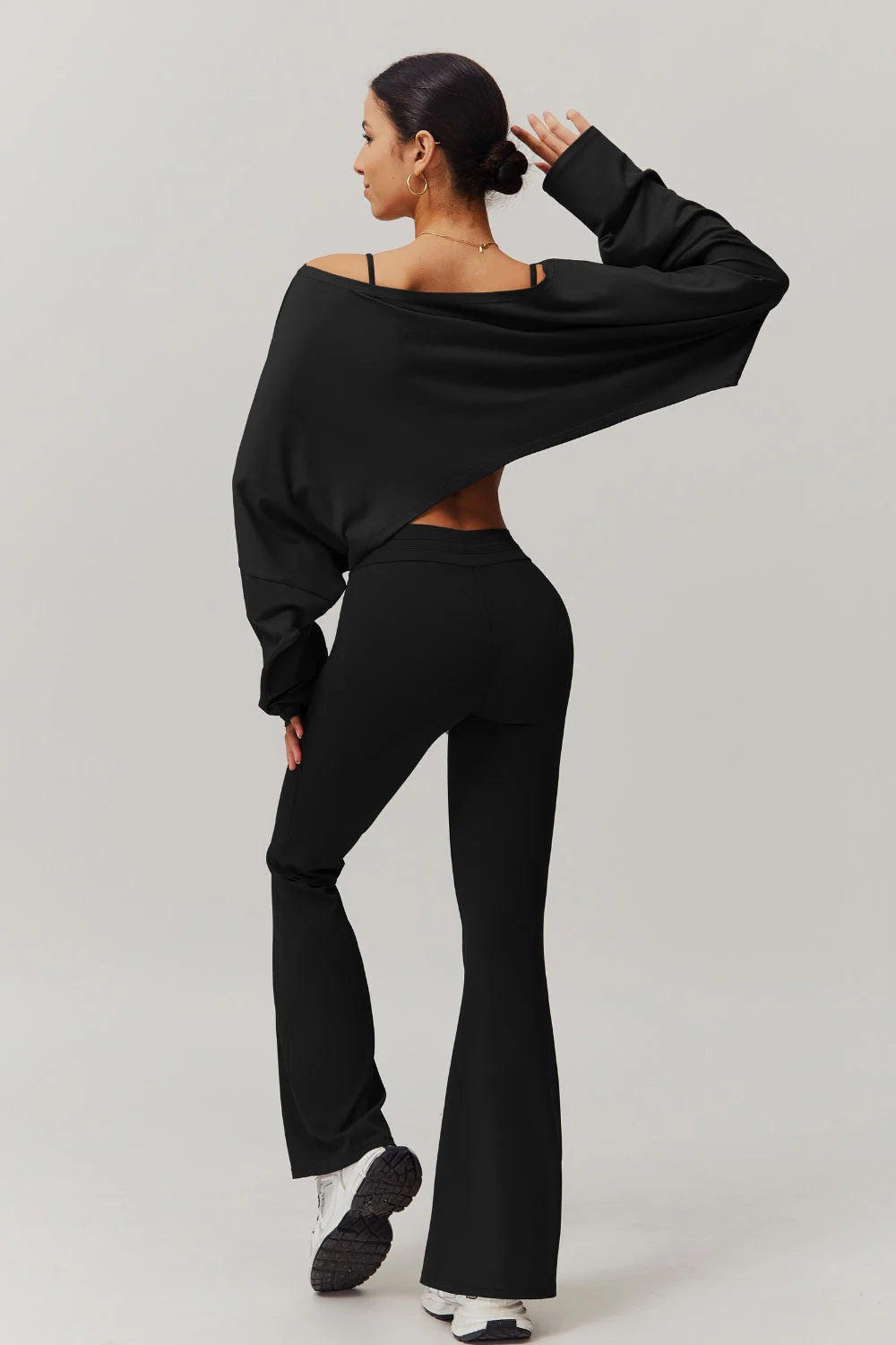 Anna Long Sleeve Top - Blue Bic