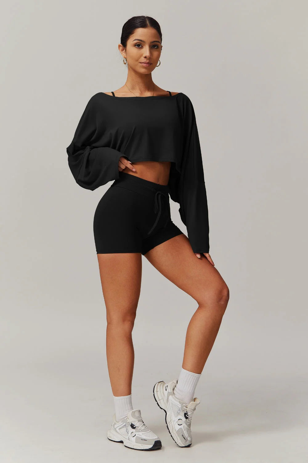 Anna Long Sleeve Top - Blue Bic