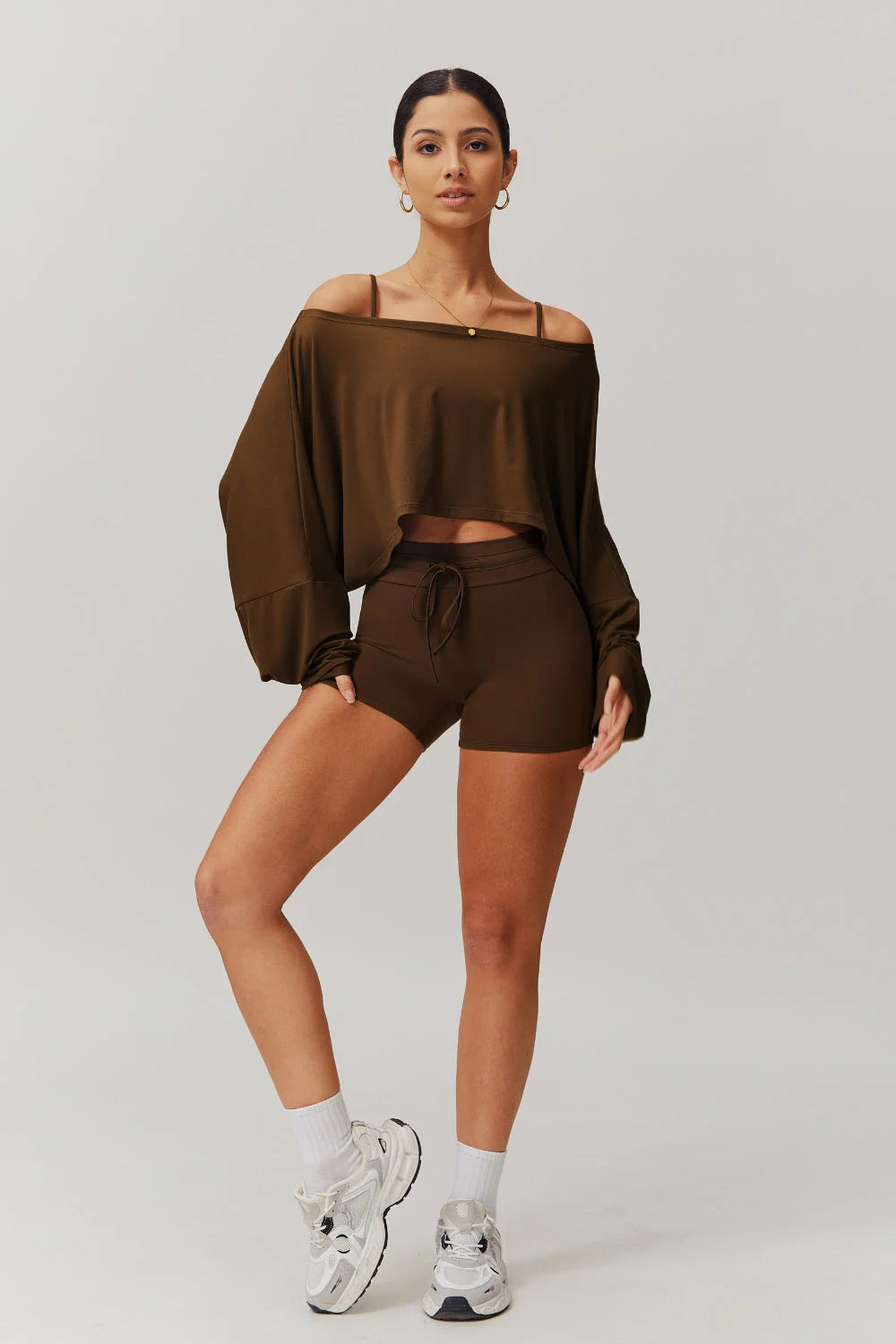 Anna Long Sleeve Top - Blue Bic