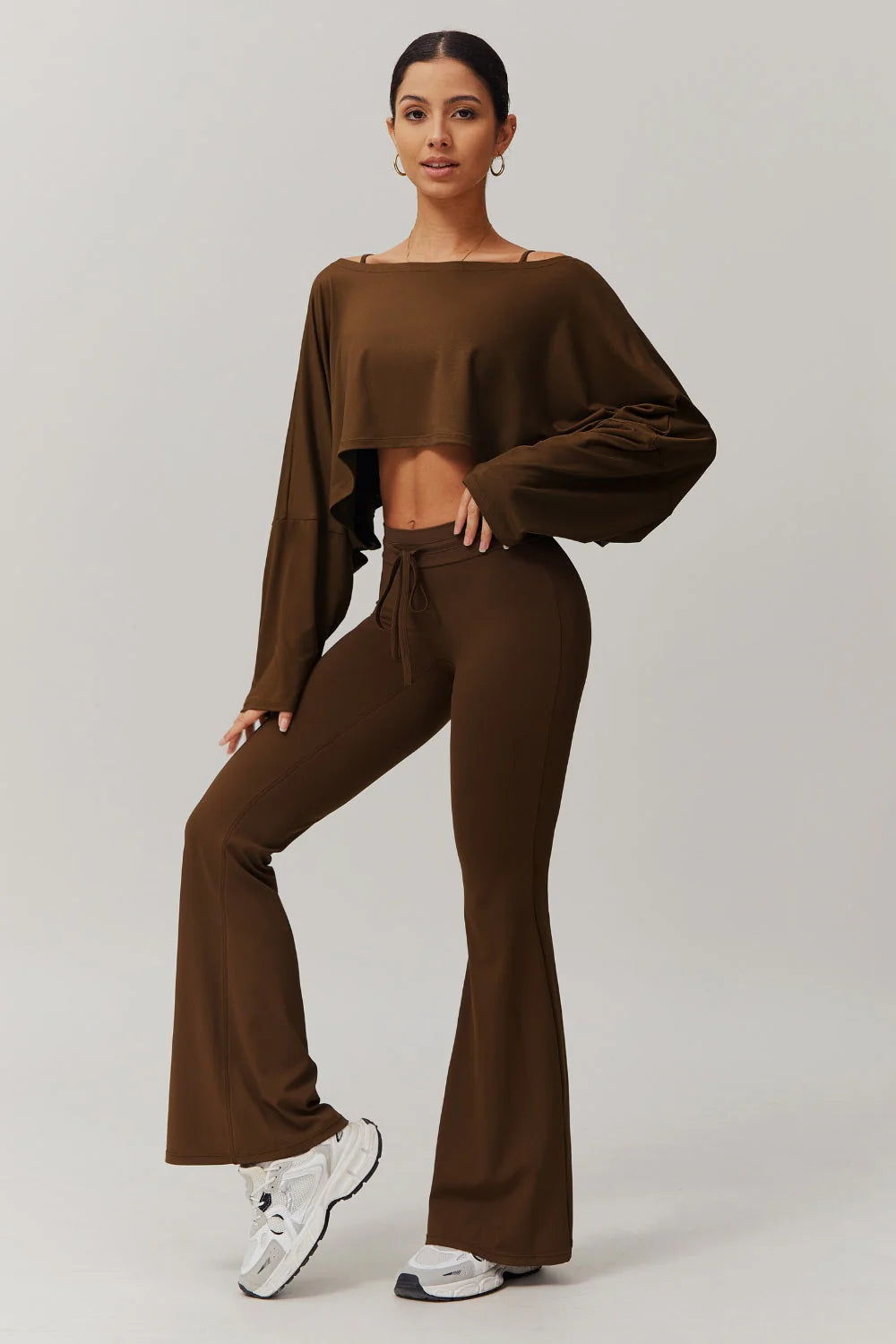Anna Long Sleeve Top - Blue Bic
