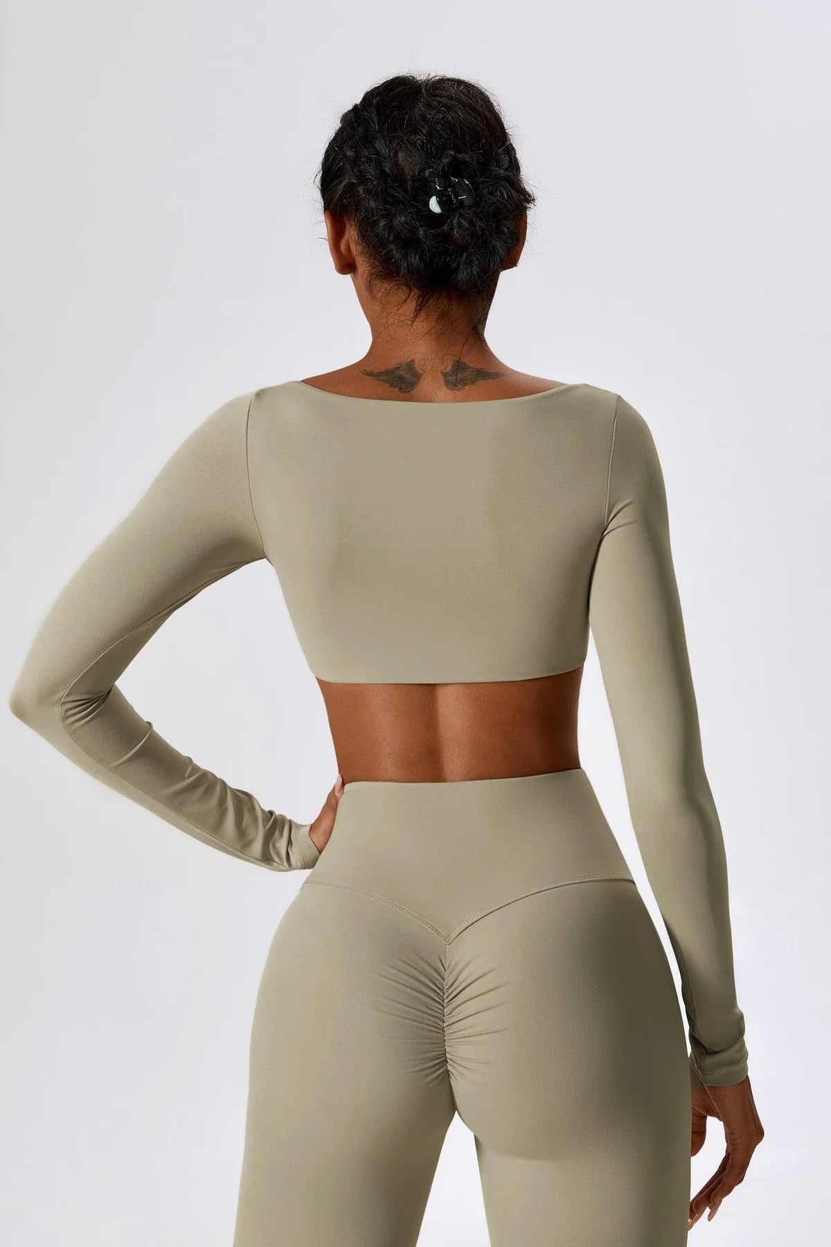 Anna Long Sleeve Top - Blue Bic