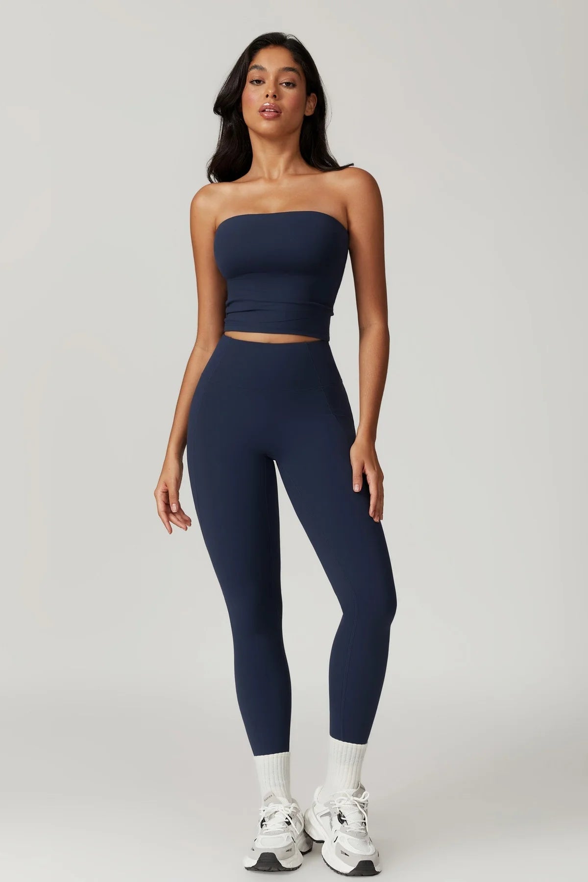 Anna Long Sleeve Top - Blue Bic