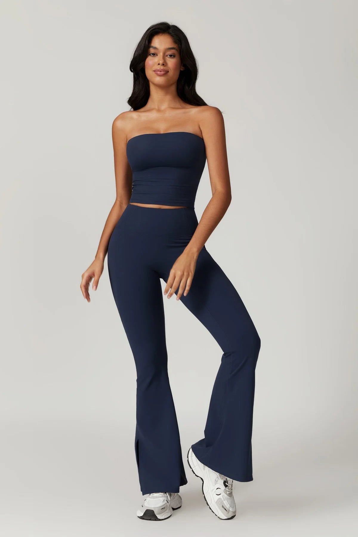 Anna Long Sleeve Top - Blue Bic