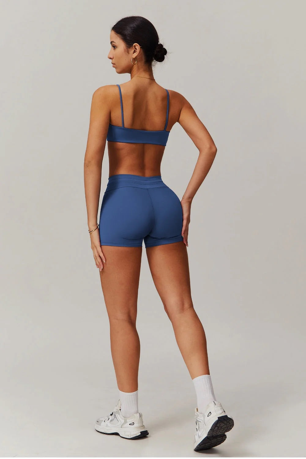 Anna Long Sleeve Top - Blue Bic