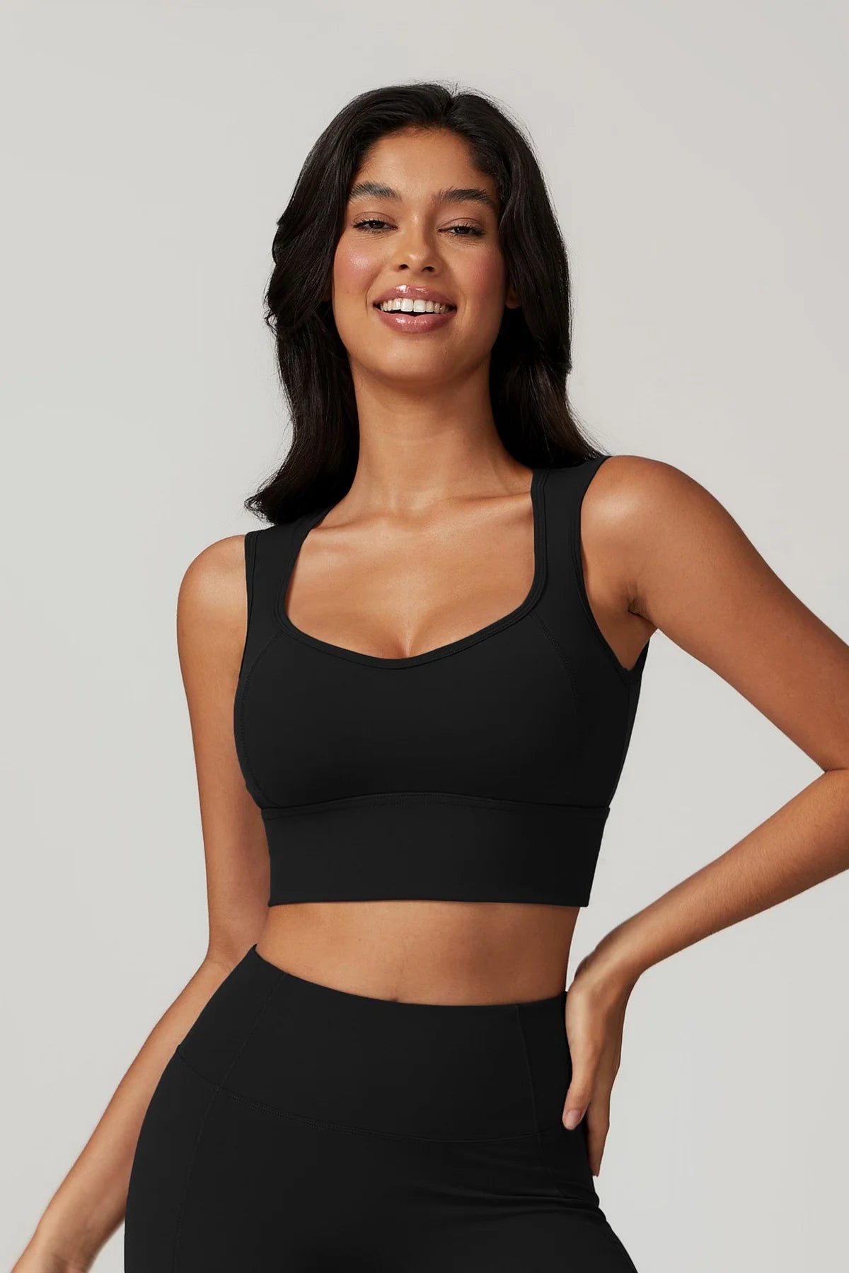 Anna Long Sleeve Top - Blue Bic