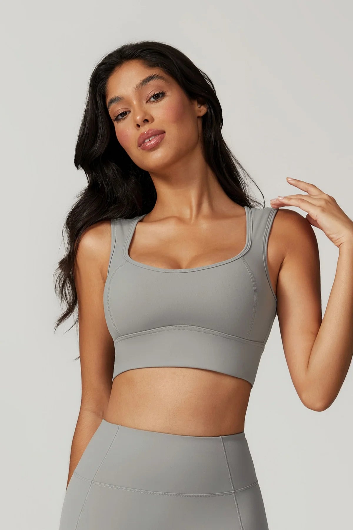 Anna Long Sleeve Top - Blue Bic