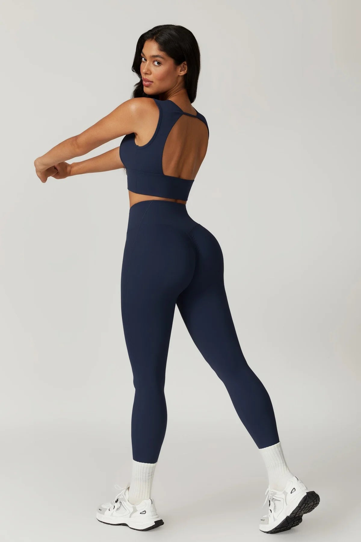Anna Long Sleeve Top - Blue Bic