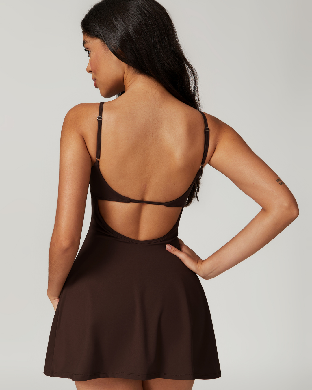 Cloud Fit Mini Dress – Chocolate